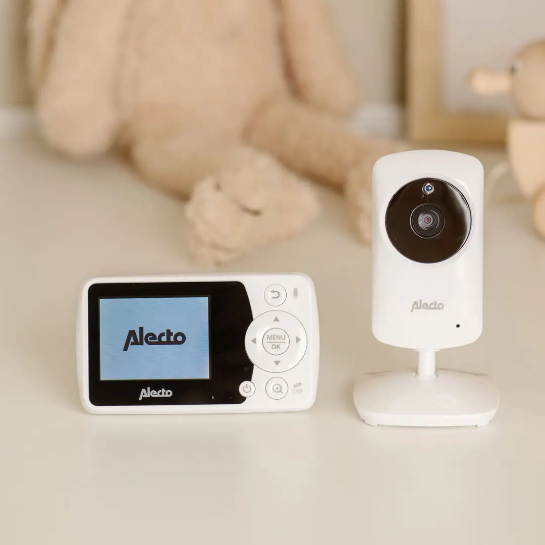 Alecto DVM64 Babyfoon met camera - 2,4 inch kleurenscherm - Wit