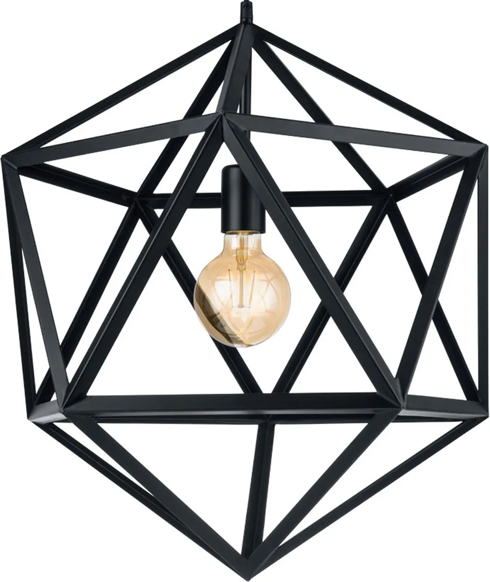 Eglo Embleton Hanglamp Ø46cm - Staal Zwart
