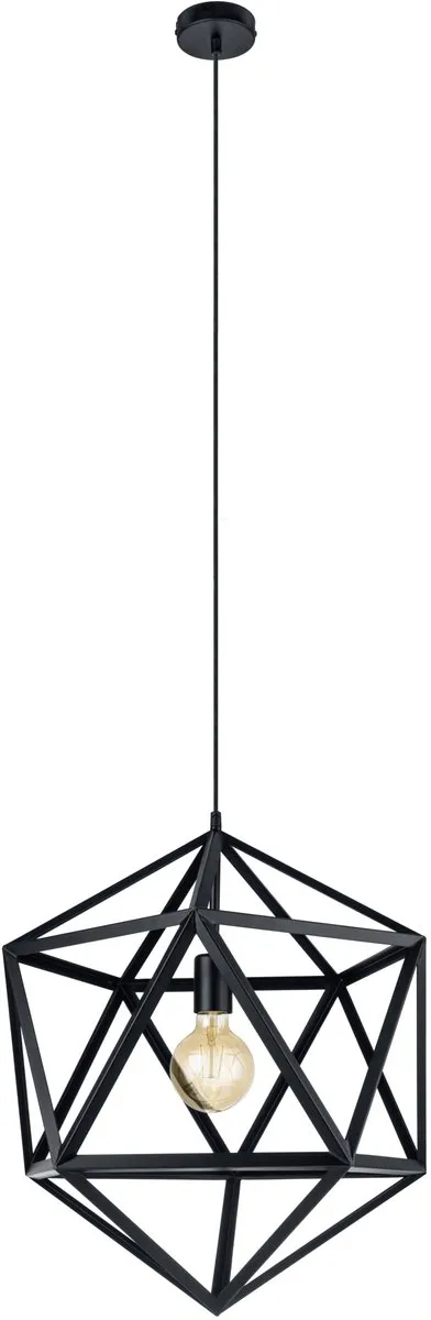 Eglo Embleton Hanglamp Ø46cm - Staal Zwart