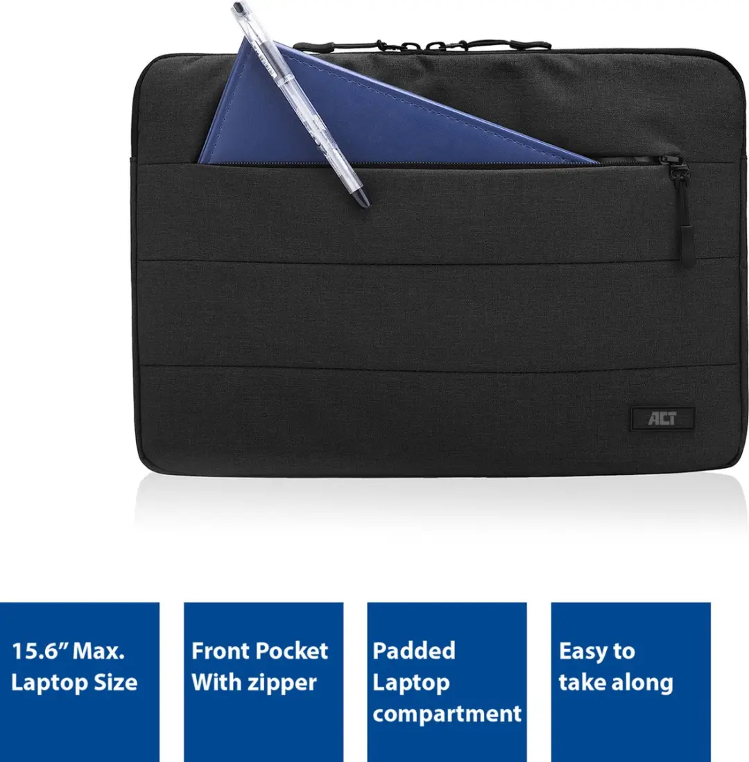 ACT City Laptophoes AC8520 - 15,6" - Zwart
