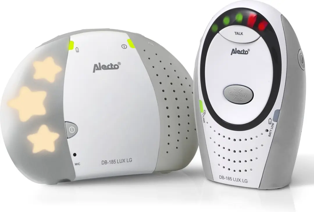 Alecto DB-85 Grijs Full Eco DECT Babyfoon