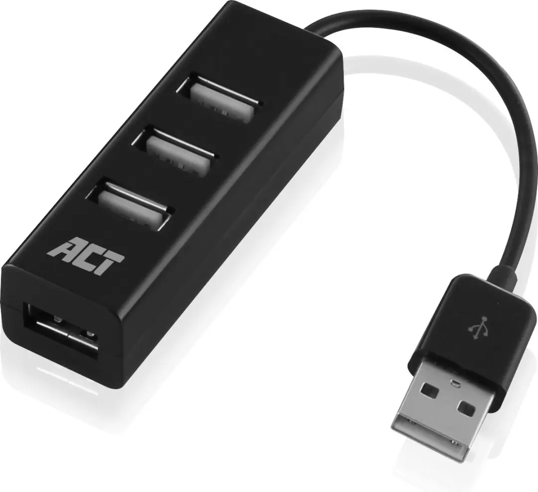 ACT AC6205 USB Hub 4 Poorten