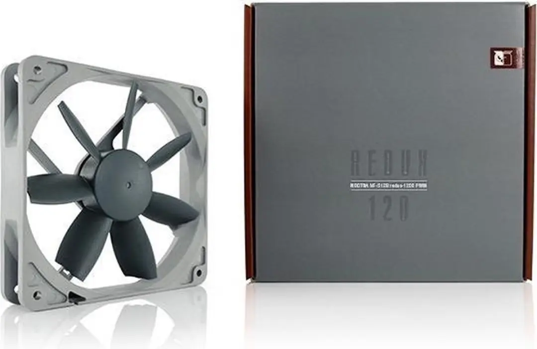 Noctua NF-S12B Redux 1200 PWM Ventilator - 12cm - Grijs