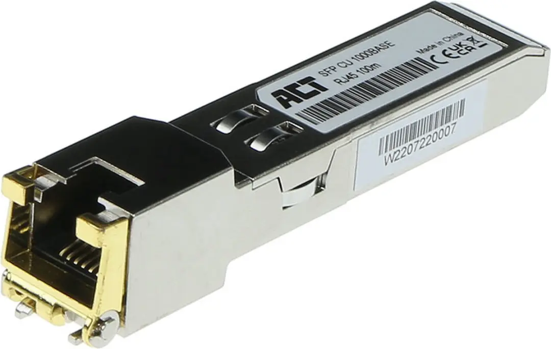 ACT SFP GLC-T 1000Base-T RJ45 Transceiver - Metallic