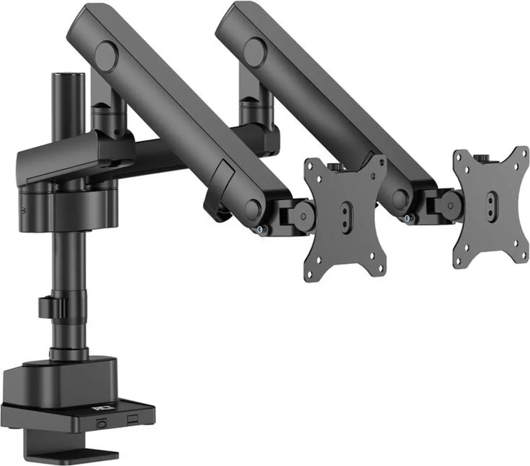 ACT Monitorarm AC8328 - 2 Schermen - 17-35" - Zwart