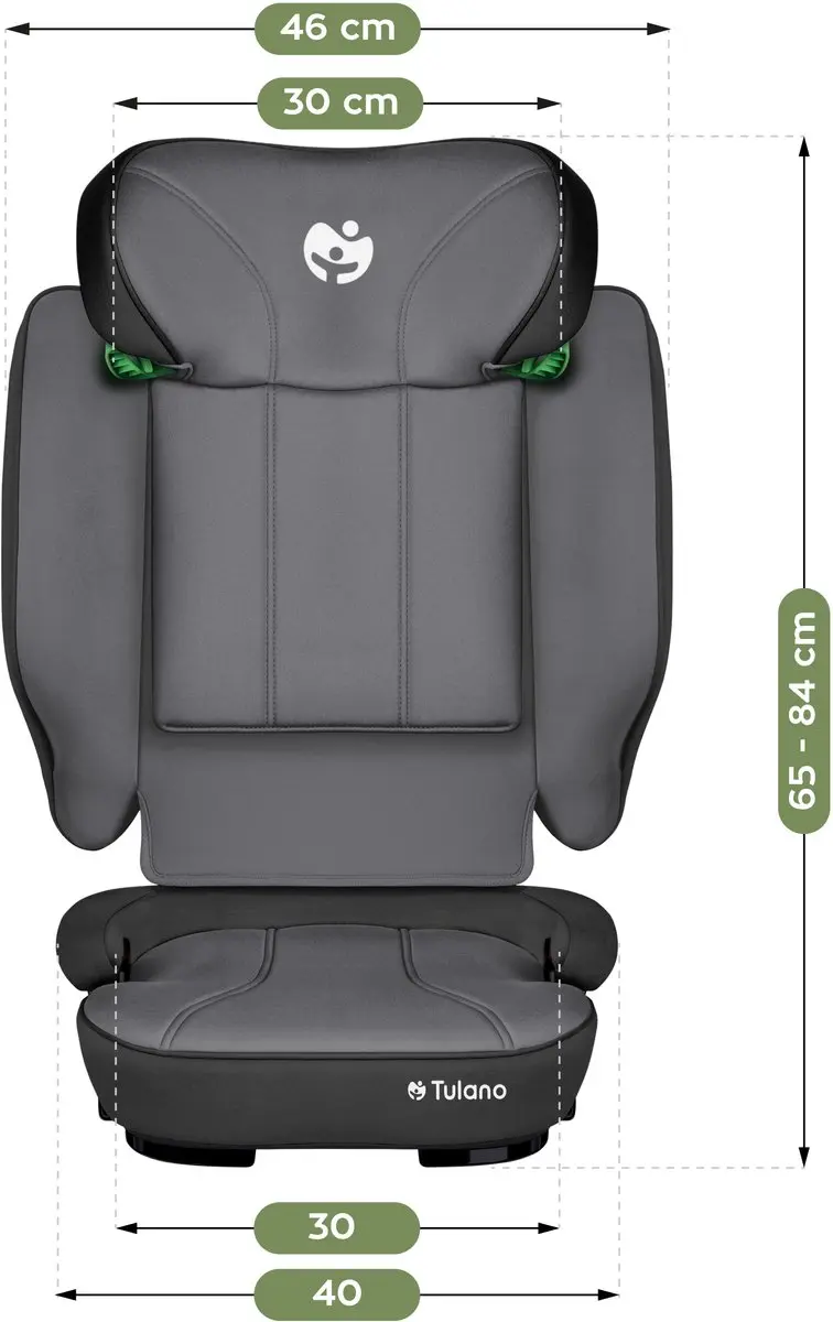 Tulano Joy 55 i-Size Autostoeltje 100-150cm Grijs