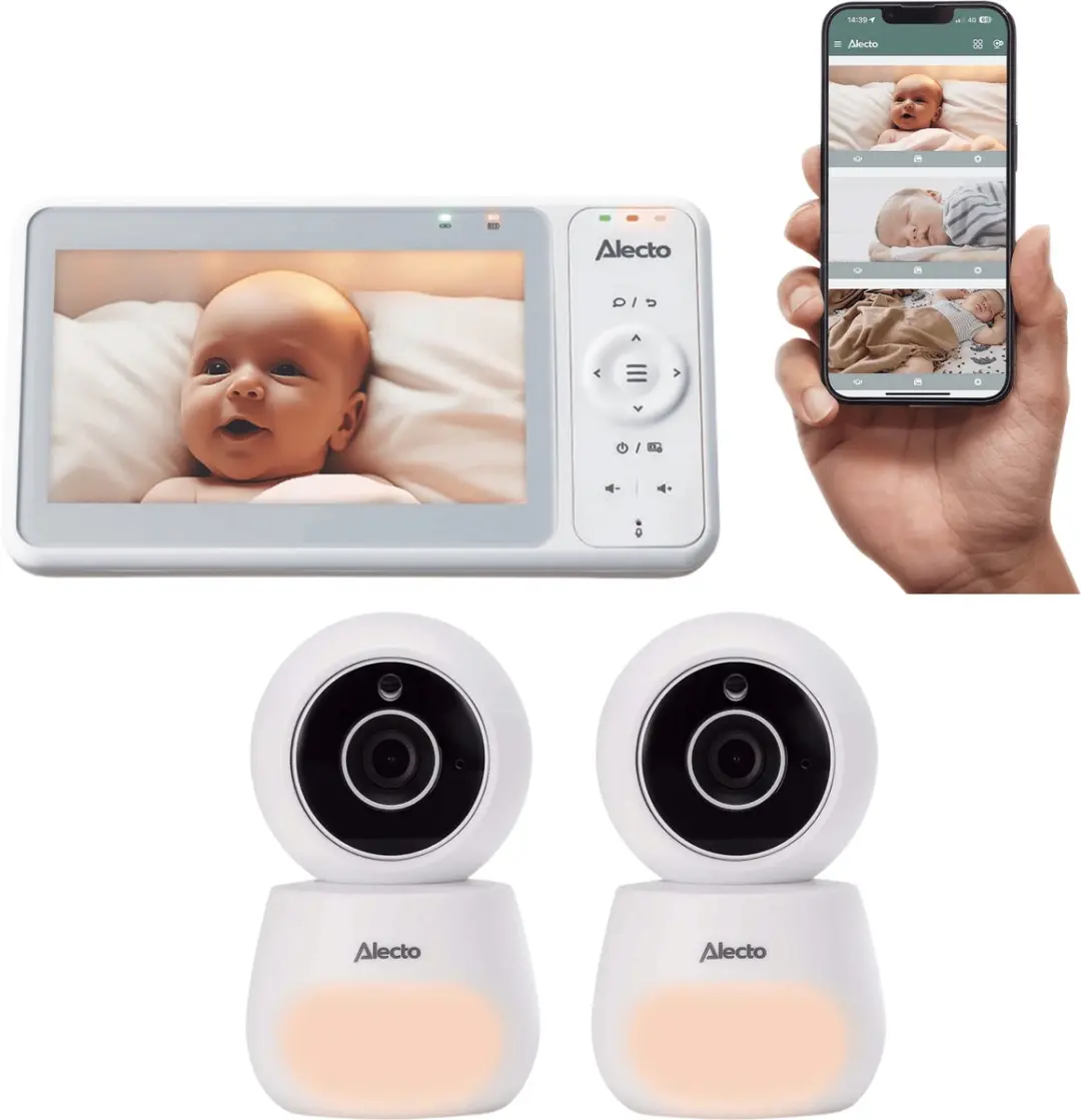 Alecto DVM2060 Wifi Babyfoon Bundel