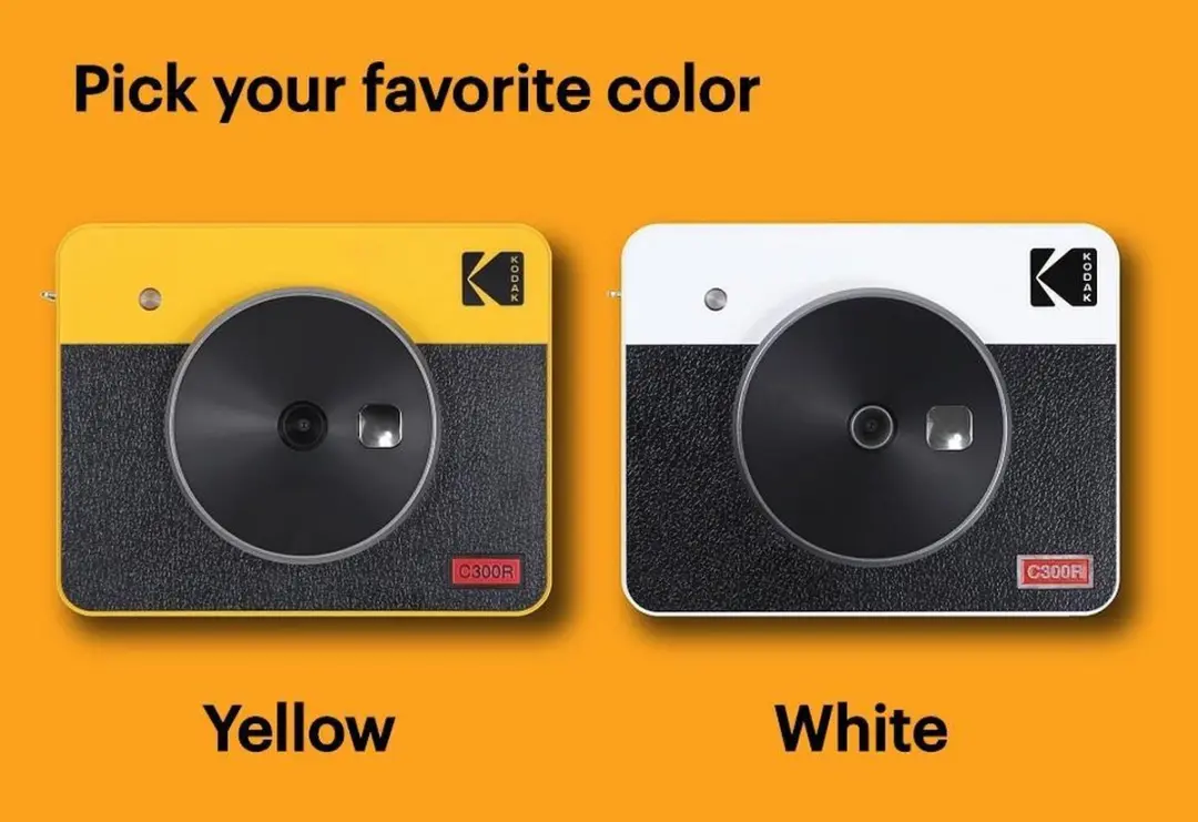 Kodak Mini Shot Combo 3 Retro Camera & Printer - Geel