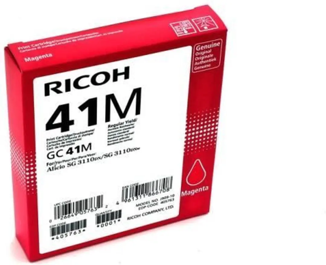 Ricoh GC-41M Magenta Tonercartridge - 2200 Pagina's