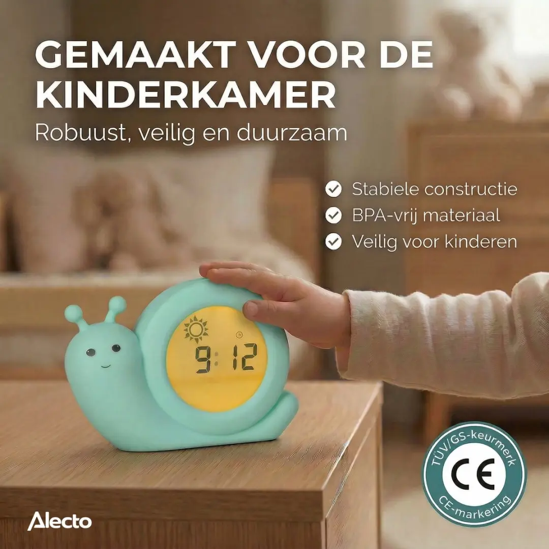 Alecto Baby BC110GN Slaaptrainer - Nachtlampje Mint Groen