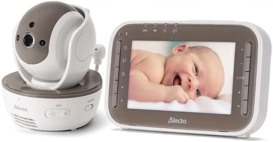 Alecto DVM200MBE Babyfoon met camera - 4.3" scherm - Beige