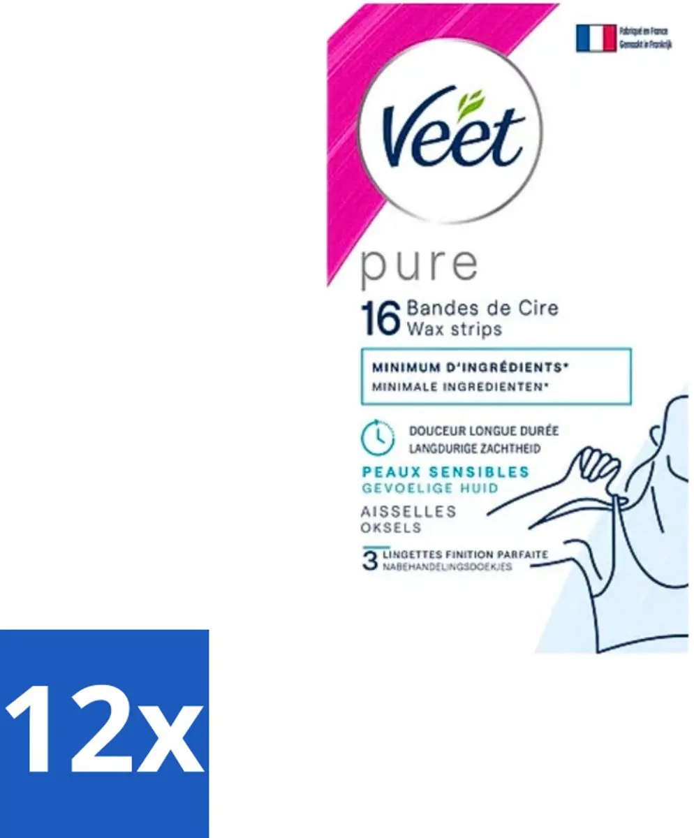 Veet Ontharingsstrips Oksels Hypoallergene Minima