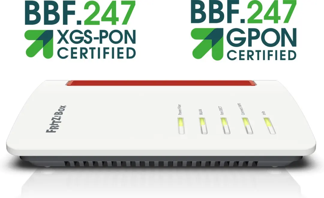 FRITZ!Box 5530 Glasvezel Router - WiFi 6 - 2400 Mbps