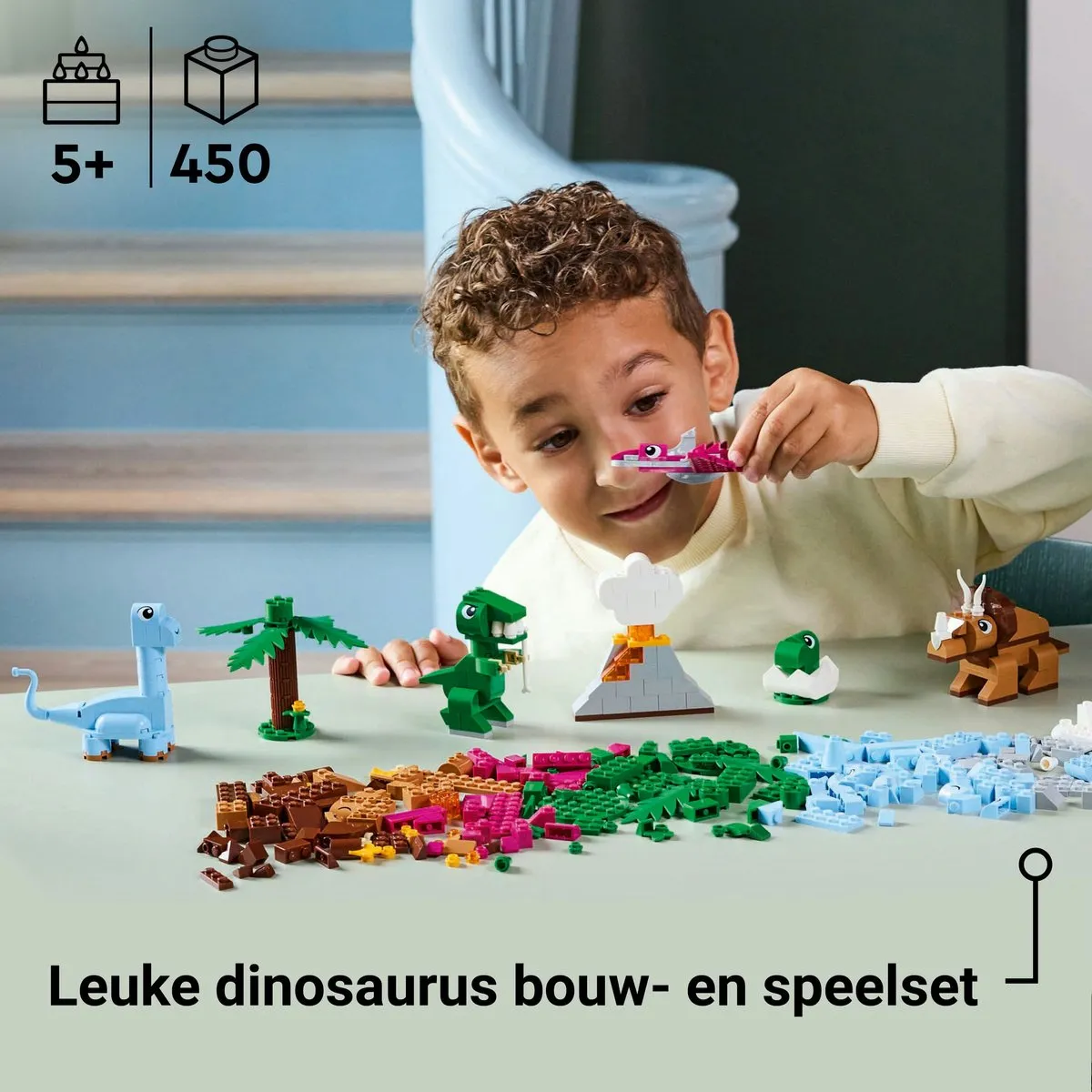 LEGO Classic Creatieve Dinosaurussen 11041 - 450 Stukken - Meerkleurig