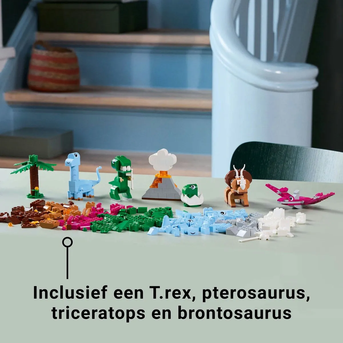 LEGO Classic Creatieve Dinosaurussen 11041 - 450 Stukken - Meerkleurig - afbeelding 6 van 6
