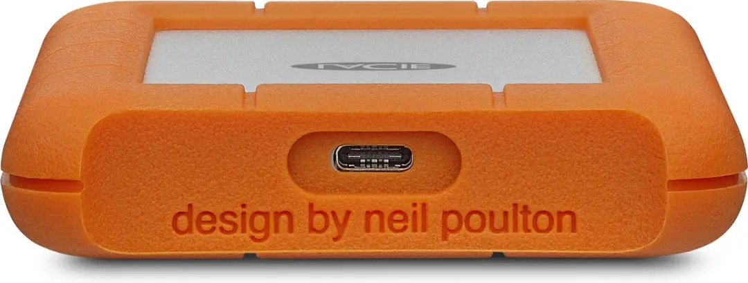 LaCie Rugged USB-C Externe Harde Schijf 2TB - Oranje
