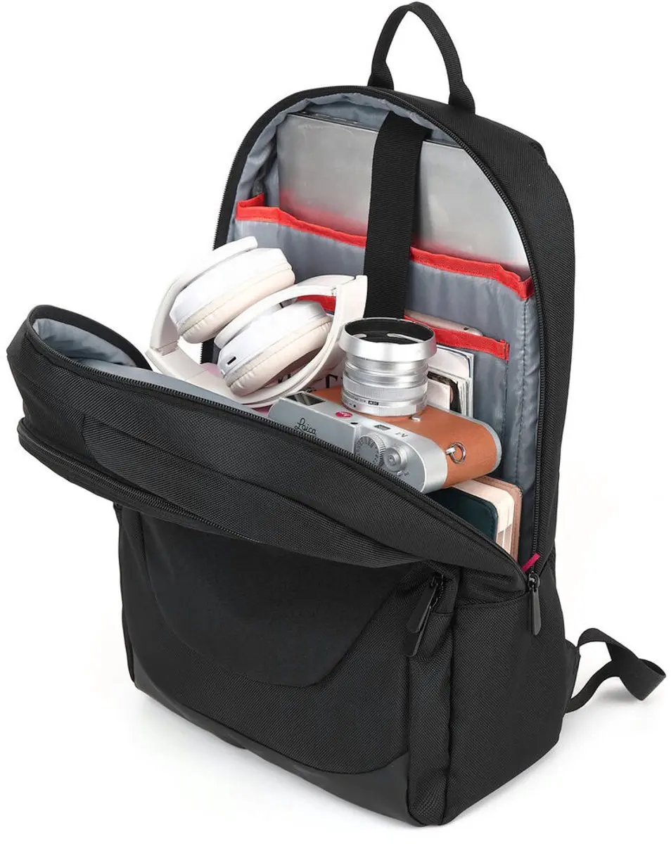 ACT Suburb Rugzak 18,5L - 15,6" - Zwart - afbeelding 6 van 6