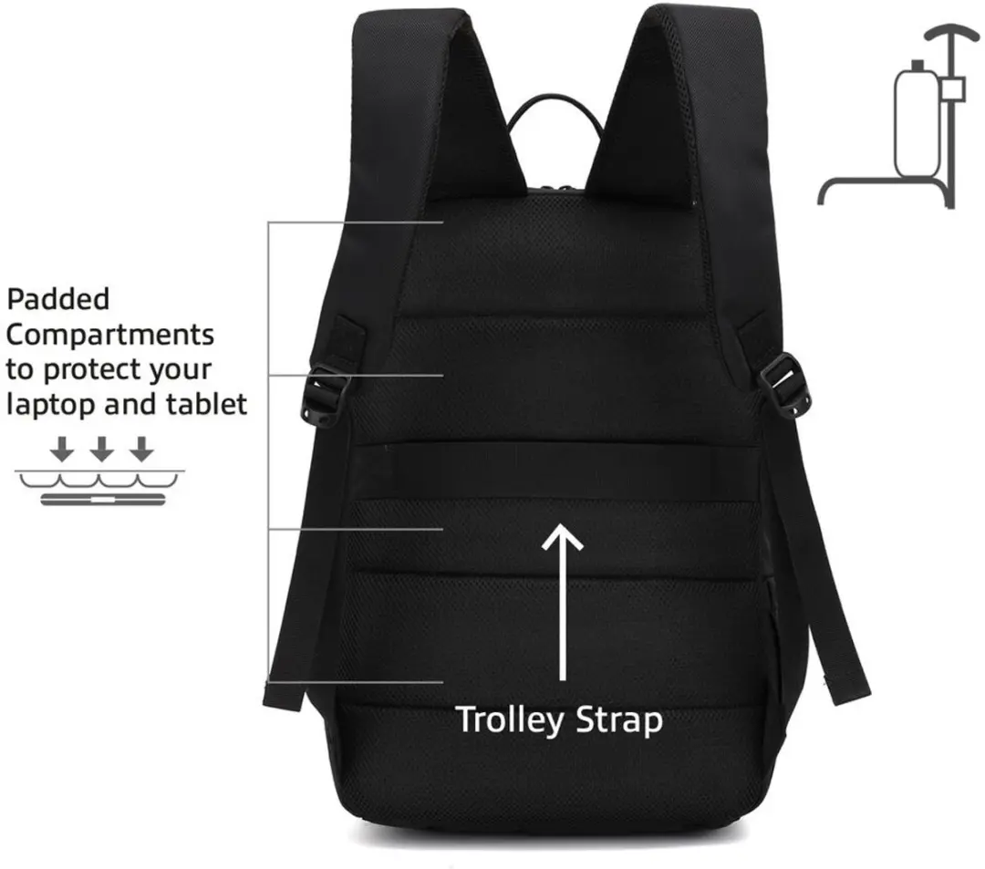 ACT Suburb Rugzak 18,5L - 15,6" - Zwart