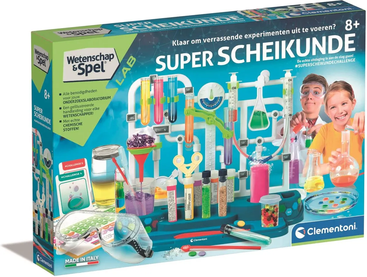 Clementoni Super Scheikunde Experimenteerdoos 56172