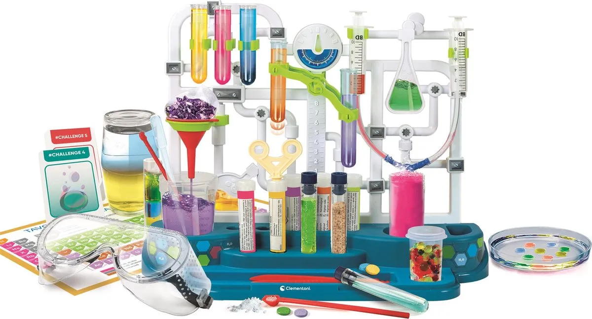 Clementoni Super Scheikunde Experimenteerdoos 56172 - Laboratorium Speelgoed