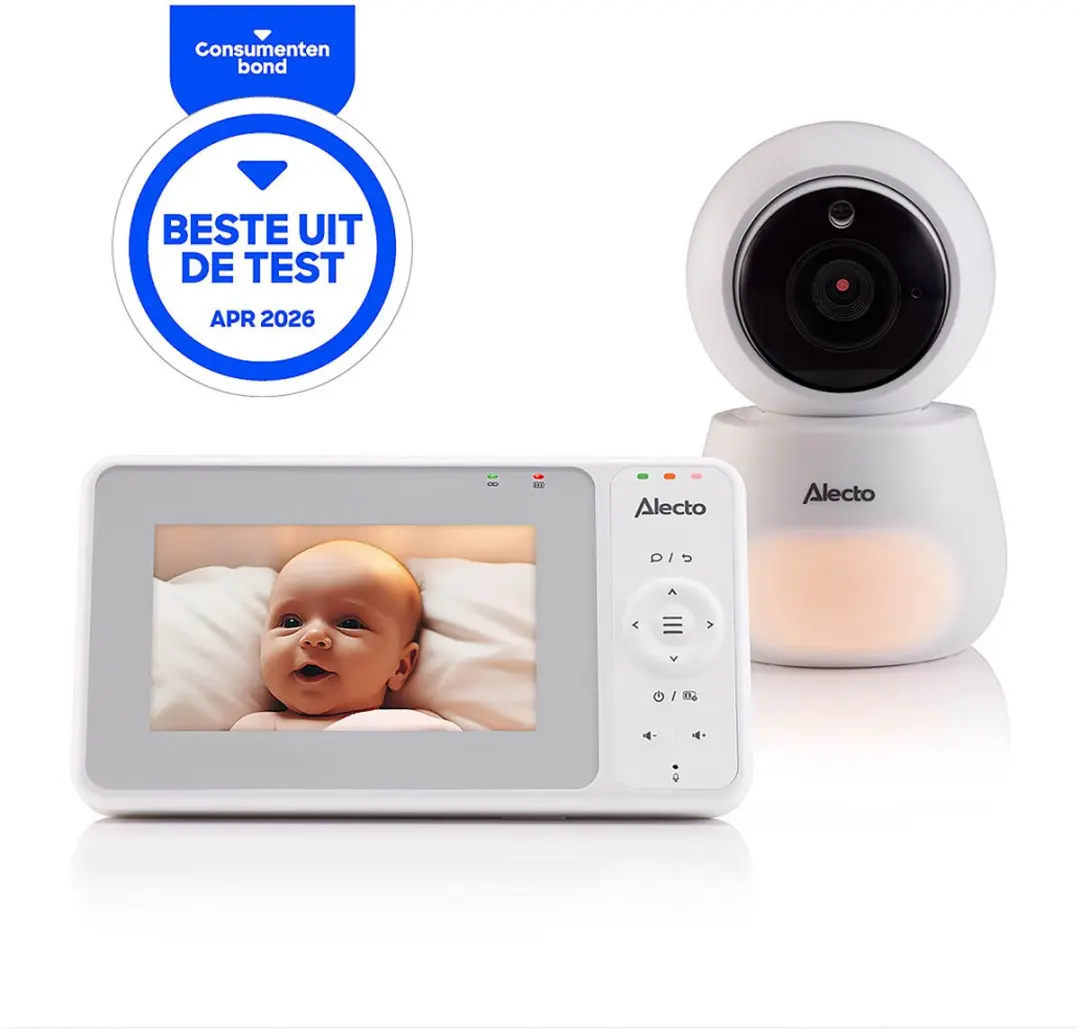 Alecto DVM2043 Babyfoon met Camera 4.3" - Wit