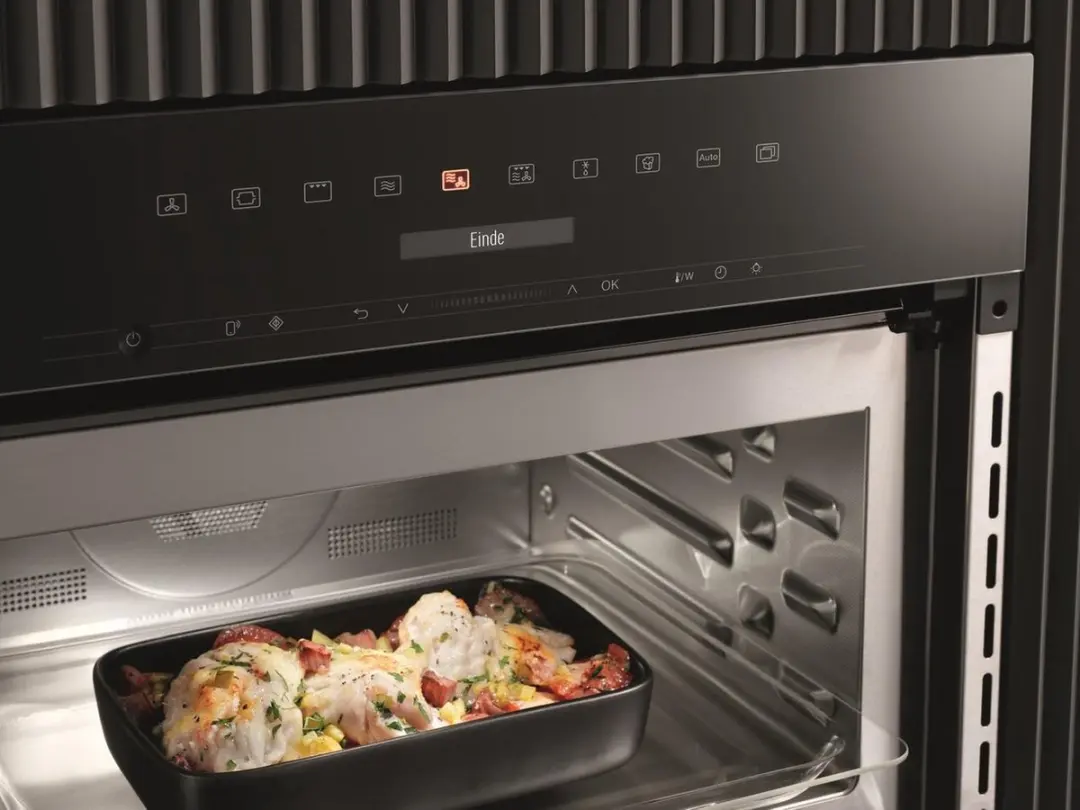 Miele H 7140 BM Inbouwcombi-oven - 43L - Hetelucht & Magnetron 1000W - Roestvrij staal