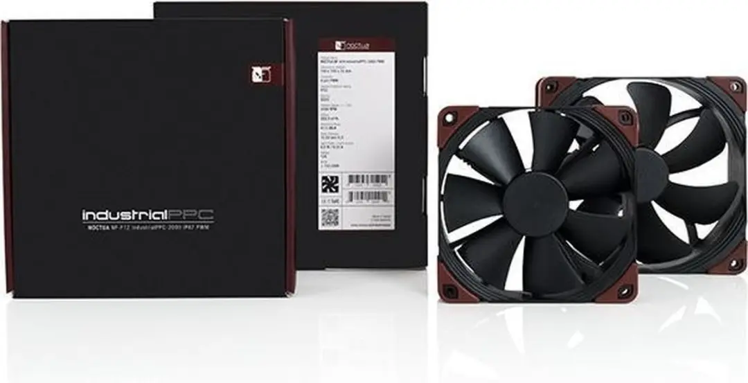 Noctua NF-F12 industrialPPC-2000 Ventilator 12cm - Zwart