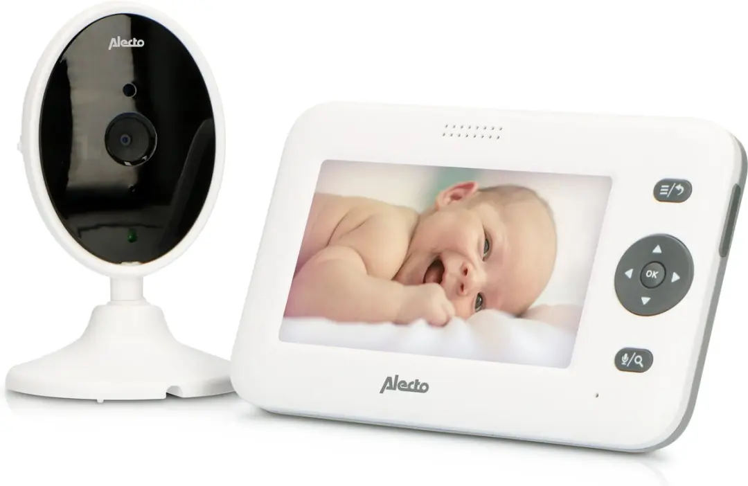 Alecto DVM-140 Babyfoon met Camera - 4,3" - Wit