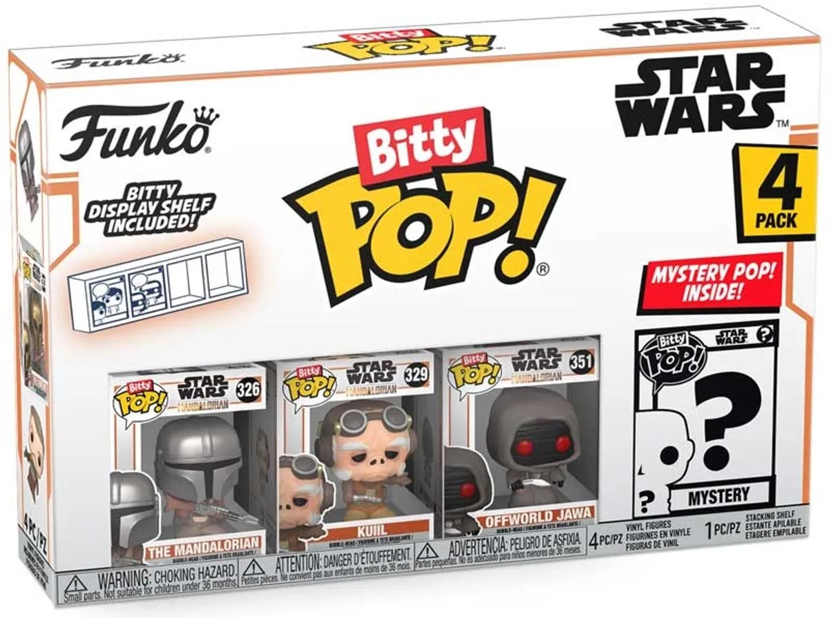 Funko Pop! Star Wars Mandalorian 4-Pack - Bitty - Multi