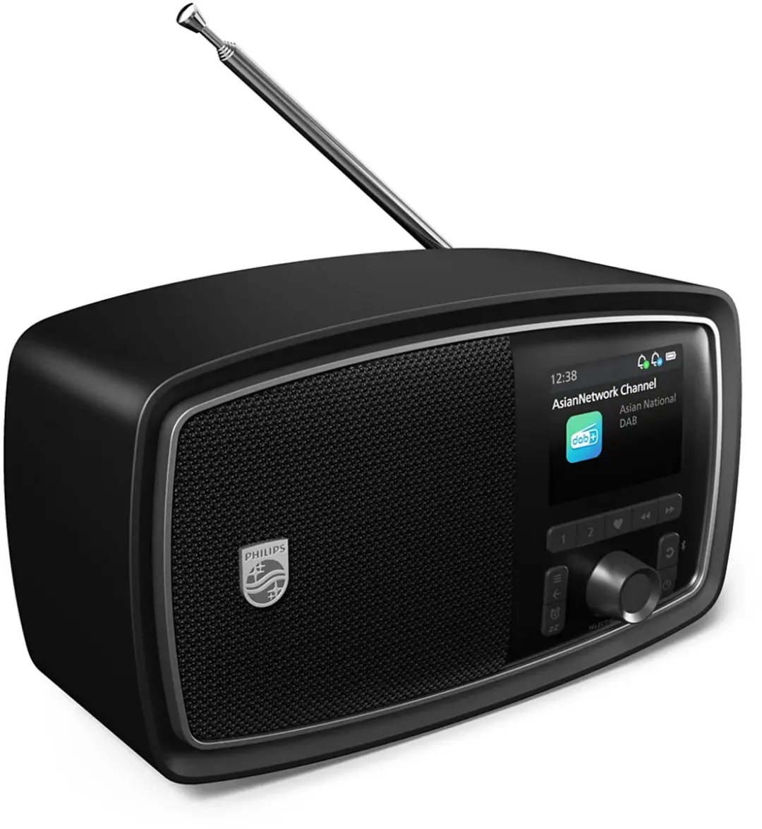 Philips Century Range TAV2000DB FM-DAB+ Radio - Zwart - afbeelding 6 van 6