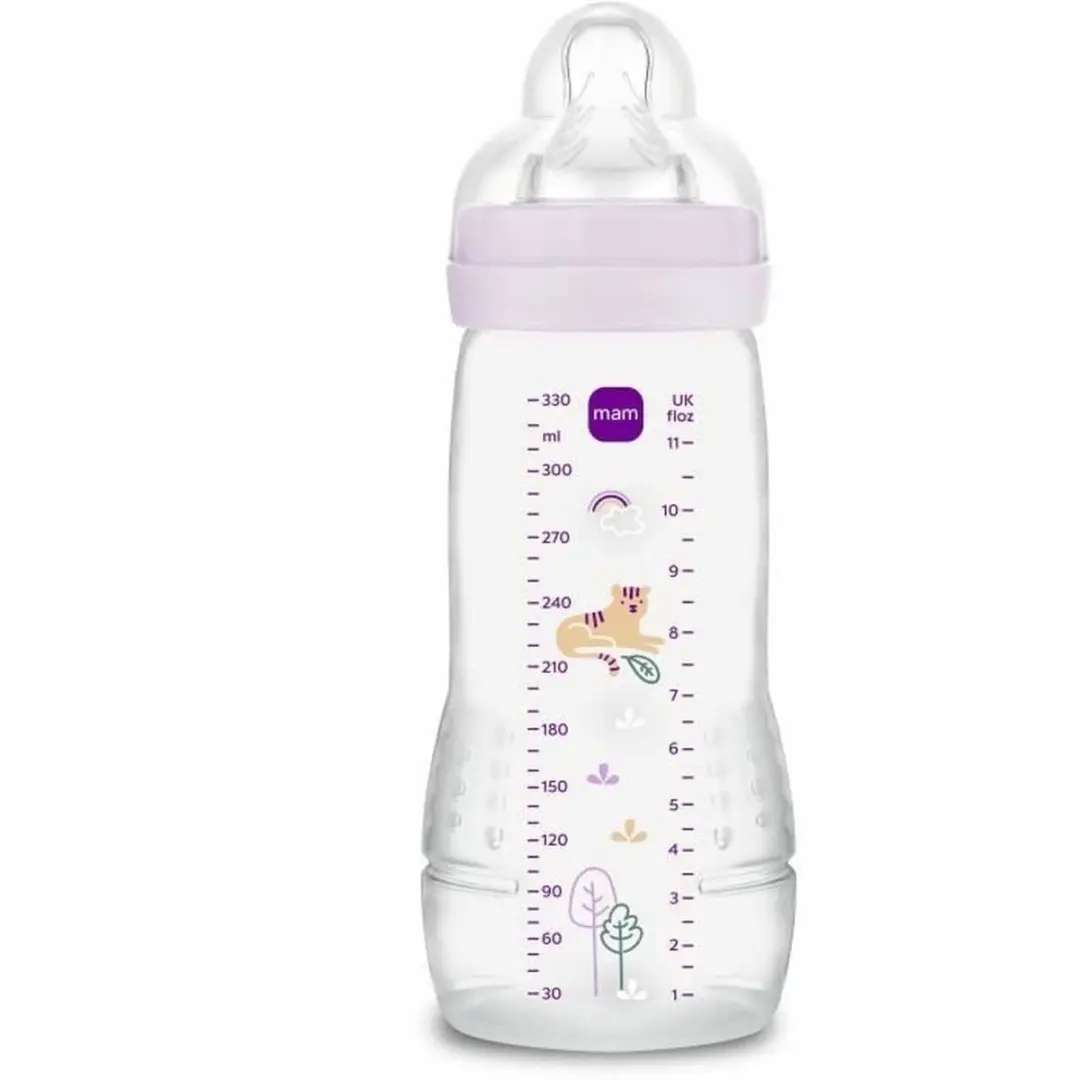 MAM Easy Active Fles 2e Fase 330ml - Blauw