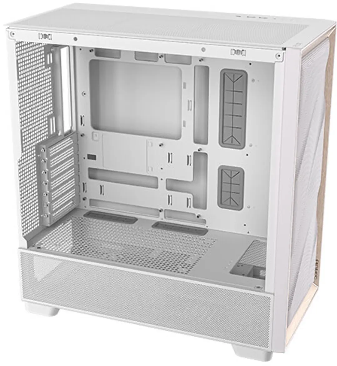 Antec Flux Midi Tower - 4 Ventilatoren Wit