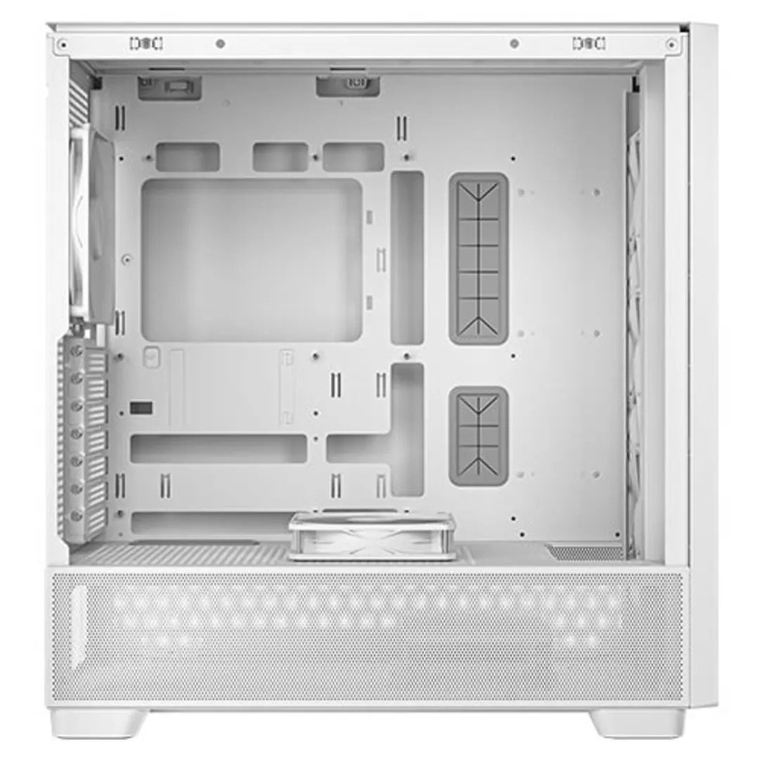 Antec Flux Midi Tower - 4 Ventilatoren Wit