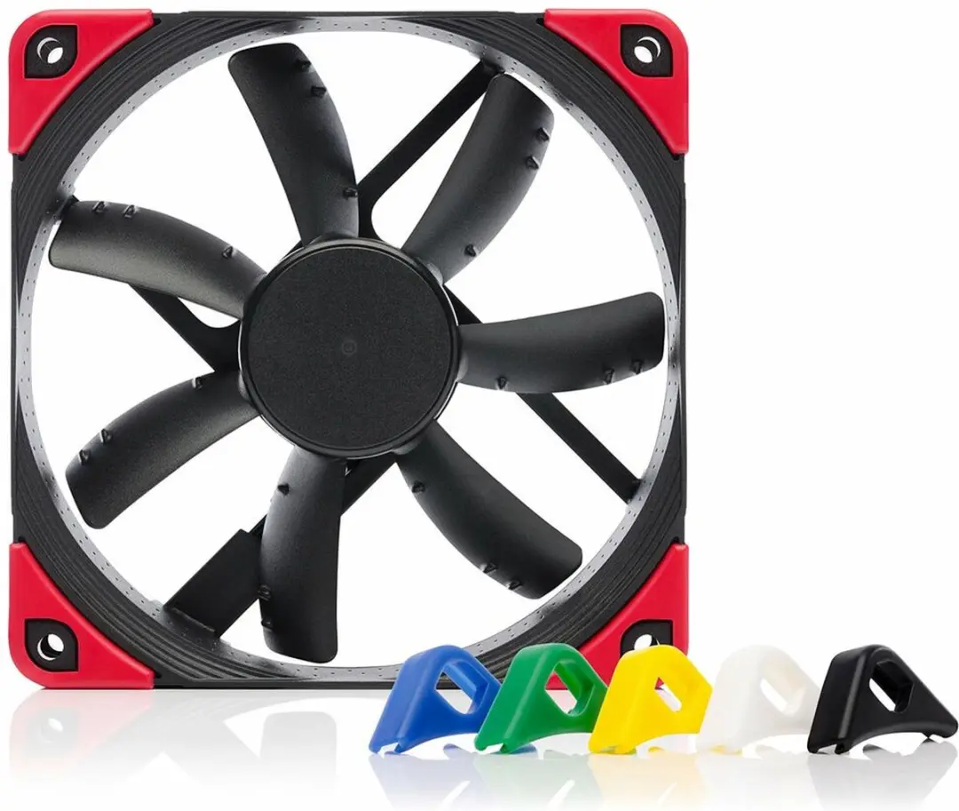 Noctua NF-S12A PWM chromax.black.swap Ventilator - Zwart - afbeelding 6 van 6