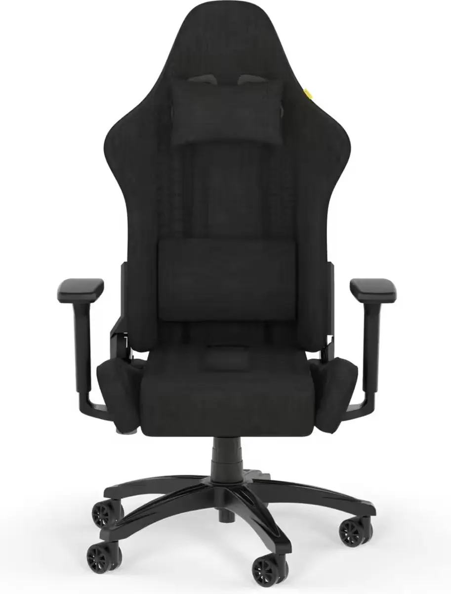 Corsair TC100 Relaxed Gaming Stoel - Zacht Stof - Traagschuim - Grijs