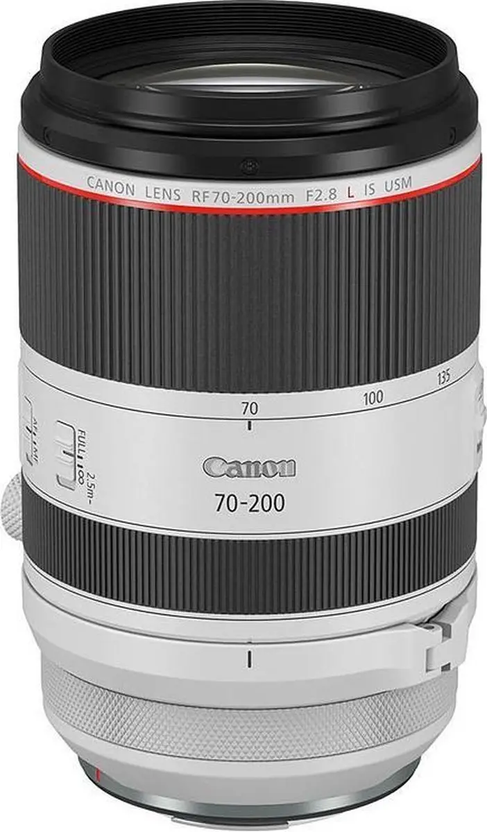 Canon RF 70-200mm f/2.8L IS USM - 77mm - Zwart/Wit - afbeelding 6 van 6