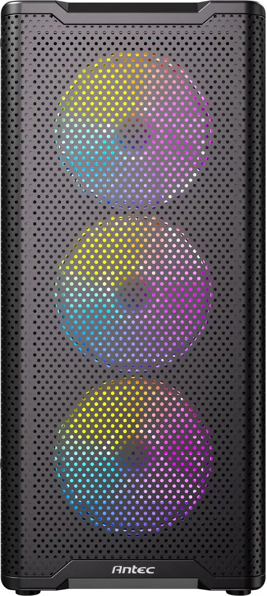 Antec VX-320 ARGB Midi Tower - 4 Ventilatoren - Zwart