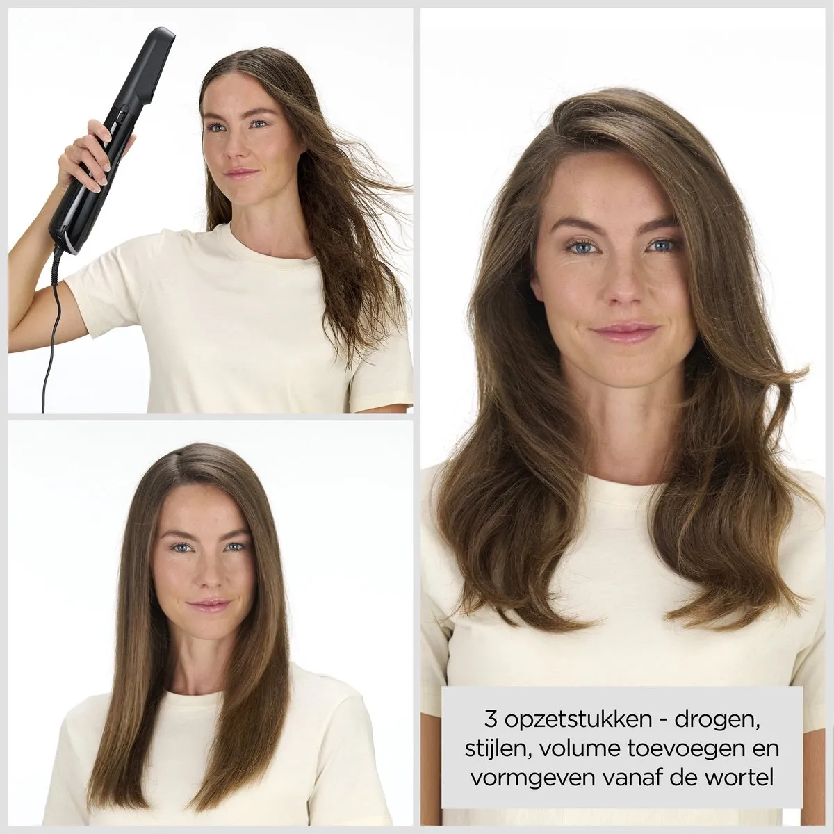 Babyliss Style Smooth 1000 AS128E Föhnborstel - 1000W - Zwart