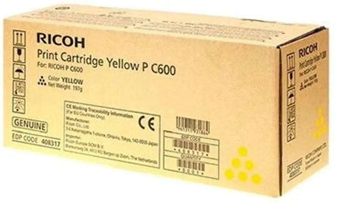 Ricoh 408317 Tonercartridge Geel