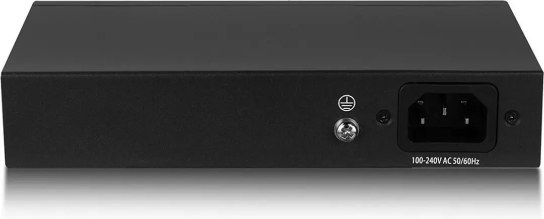 ACT AC4430 6-Poorts Switch - 4x PoE+ 60W - Zwart
