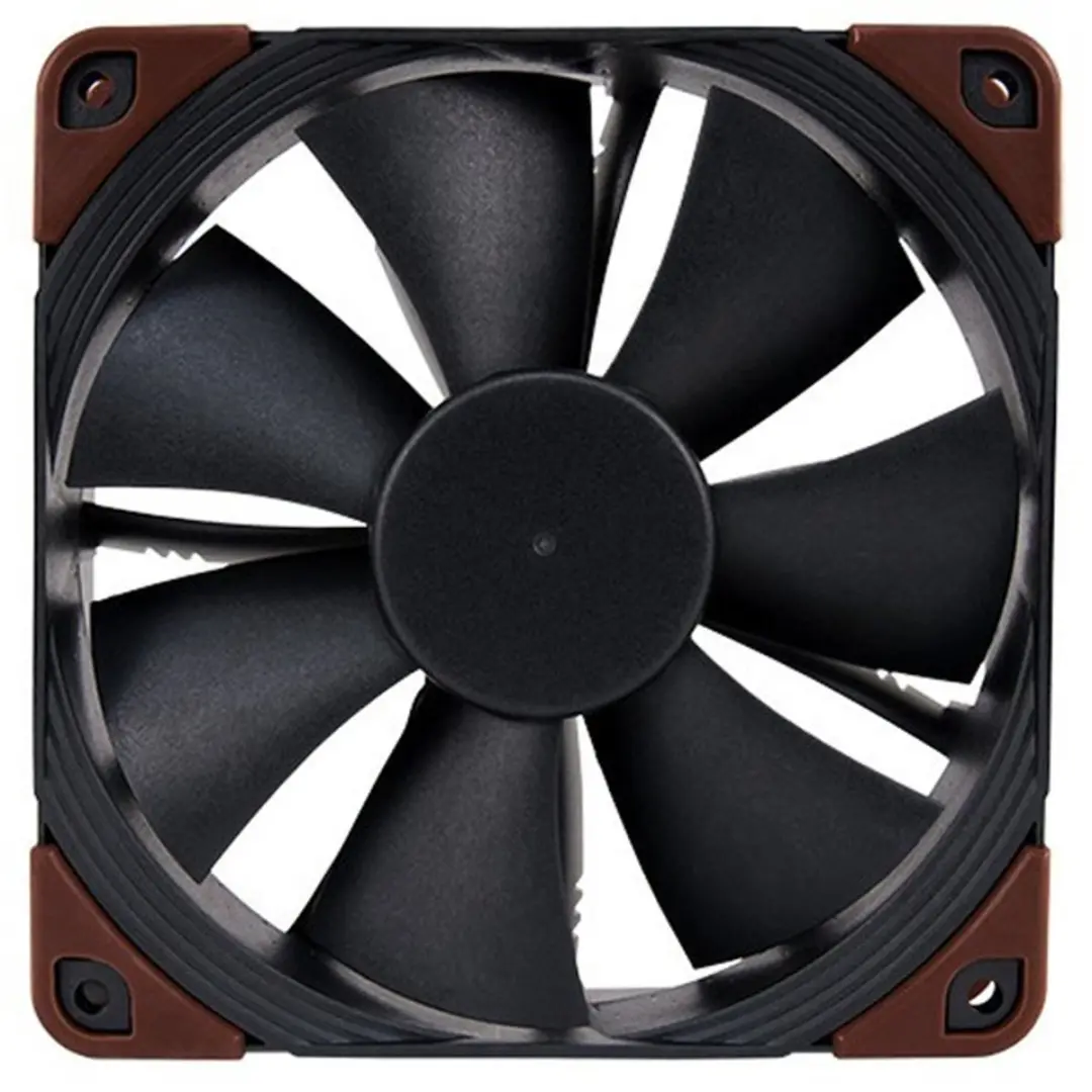 Noctua NF-F12 PPC 2000 PWM Ventilator 12cm - Zwart/Bruin