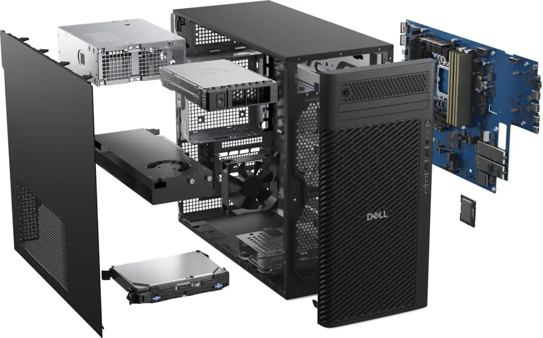 Dell Pro Max FCT2250 Intel Core Ultra 7 RTX A1000 Gaming PC - Zwart