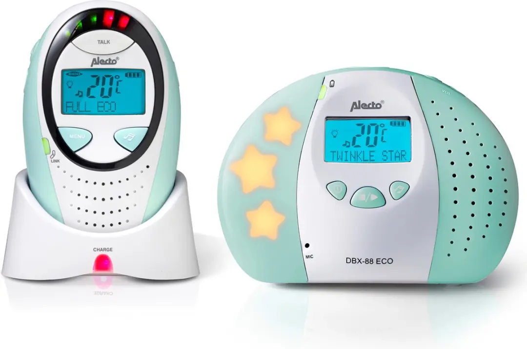 Alecto DBX-88MT DECT Babyfoon - Mintgroen