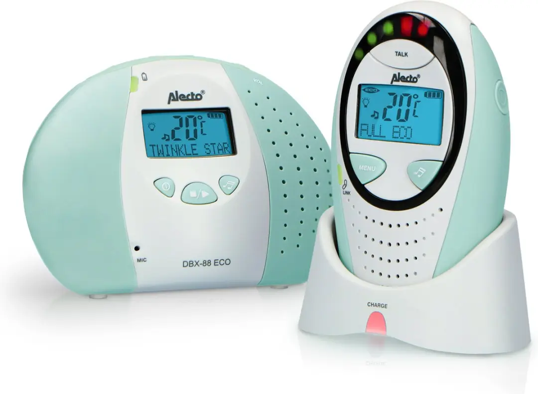 Alecto DBX-88MT DECT Babyfoon - Mintgroen