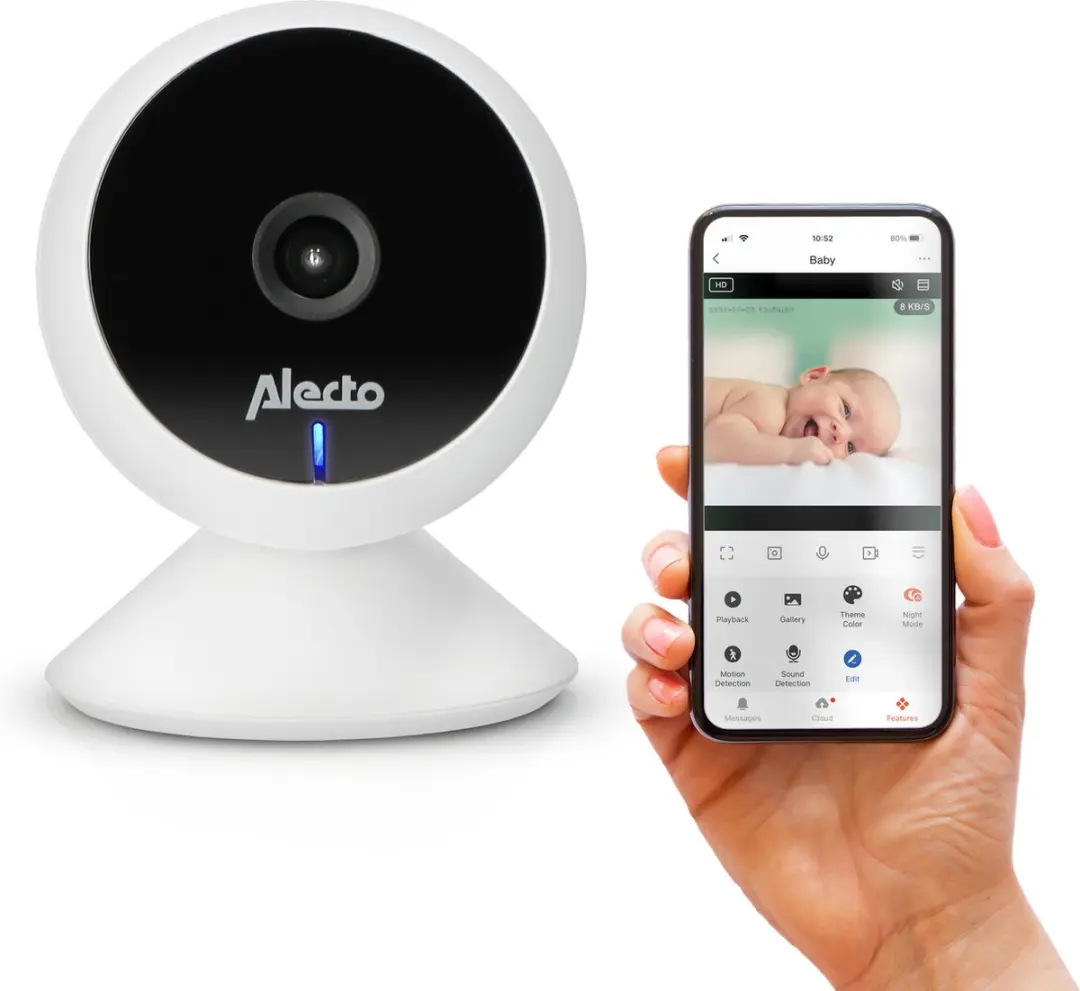 Alecto SMARTBABY5 Wifi Babyfoon met Camera