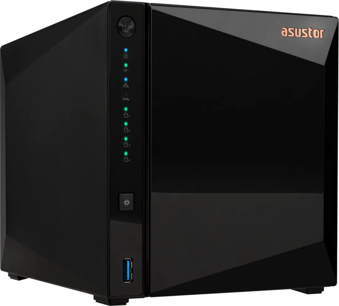Asustor Drivestor 4 Pro Gen2 AS3304T v2 NAS - 4-Bay - 2.5GbE - 2GB RAM - Zwart - afbeelding 6 van 6