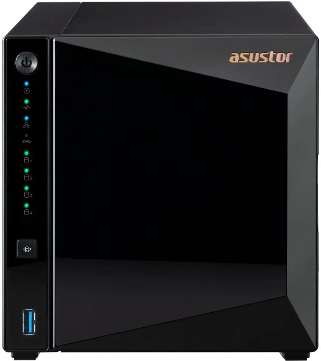 Asustor Drivestor 4 Pro Gen2 AS3304T v2 NAS - 4-Bay - 2.5GbE - 2GB RAM - Zwart