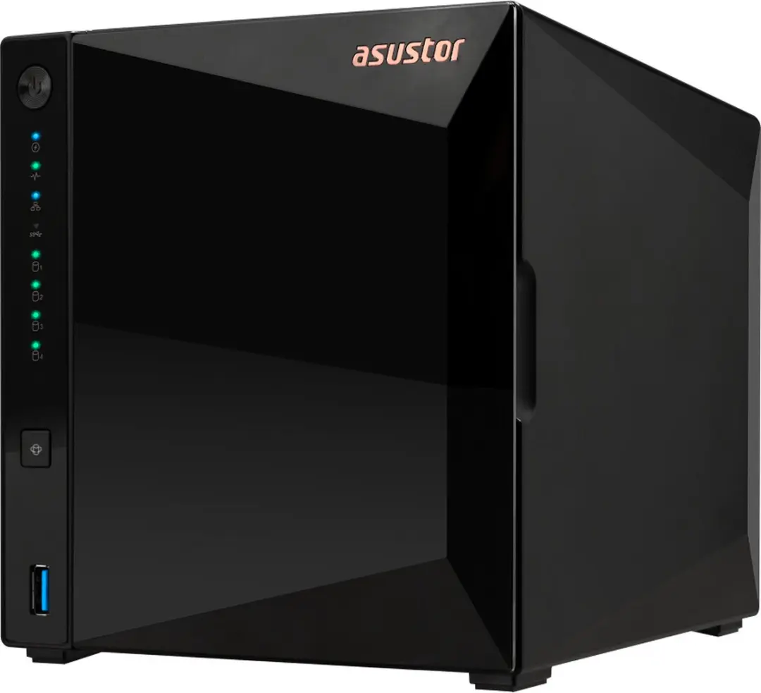 Asustor Drivestor 4 Pro Gen2 AS3304T v2 NAS - 4-Bay - 2.5GbE - 2GB RAM - Zwart