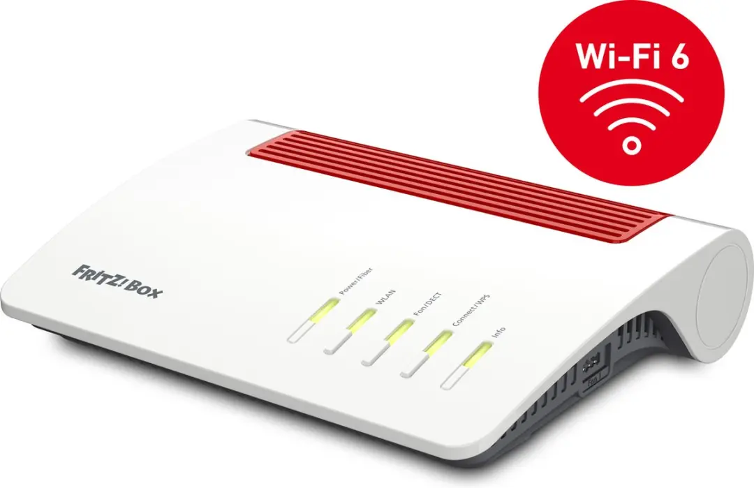 FRITZ!Box 5590 Fiber WiFi 6 Router - 3600 Mbps - Wit
