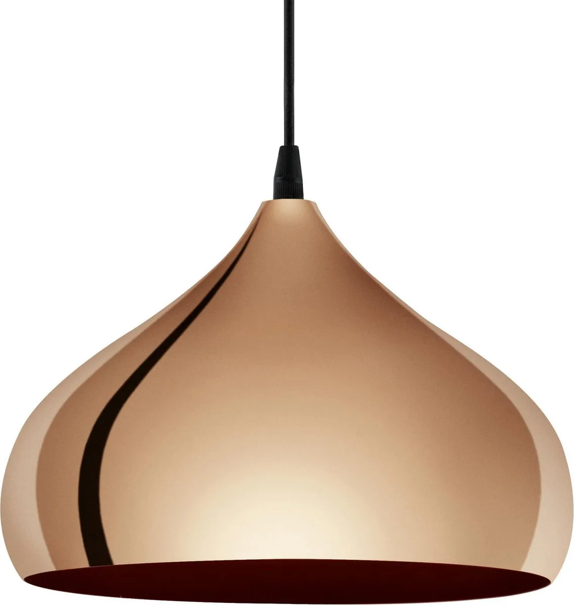 Eglo Hapton Hanglamp E27 - Ø29cm - Koper